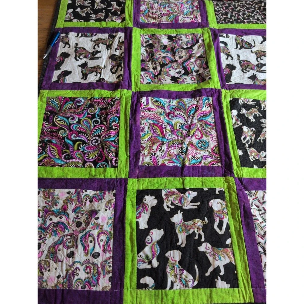 Handmade Patchwork  Quilt 46